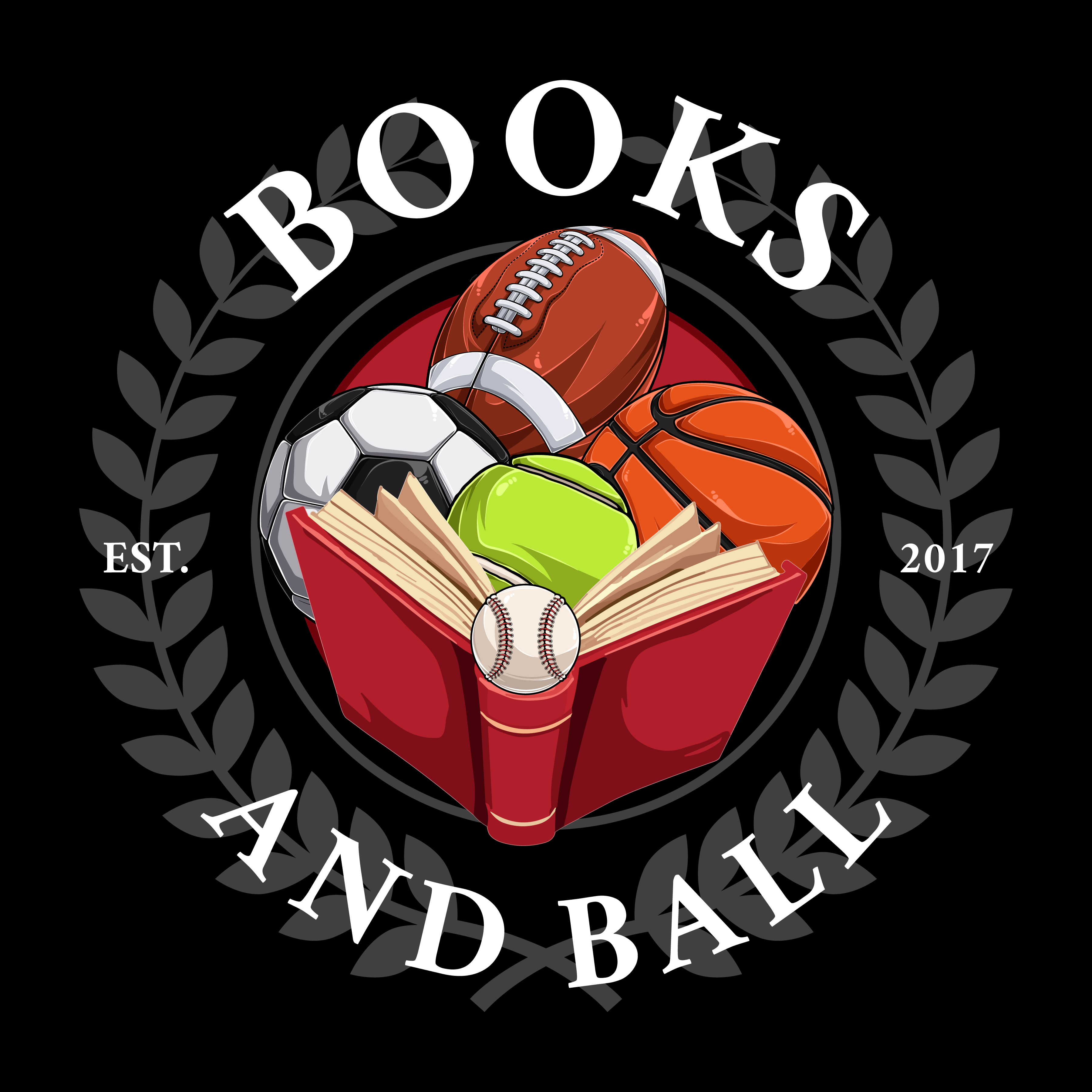 Books and Ball Logo